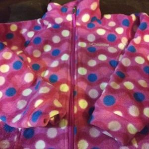Little girls Columbia fleece